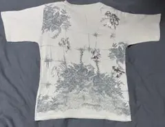 レア❗️coolな花柄 と天使プリント の半袖Tシャツ Italy製❣️
