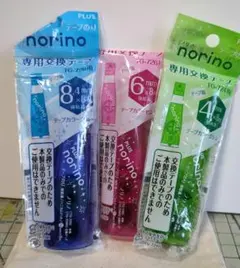 追加！PLUS norino テープのり 専用交換テープ ３本