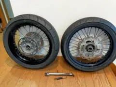 KLX250オフロードホイール前後セット　福岡市南区発 ネット限定】 KLX250オフロードホイール前後セット 福岡市南区発
