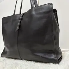 モントワ ハンドバッグ トートバッグ レザー 肩掛け A4収納可 ブラック