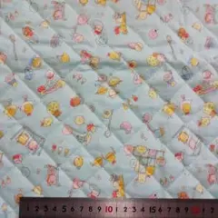 すみっコぐらし　水色　キルティング　生地　　50cm　 San-X　コッカ