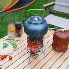 【新型】遠赤ヒーターアタッチメント ストーブ シングルバーナー キャンプ