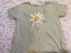 vertbaudet ひまわり刺繍 Tシャツ 100cm