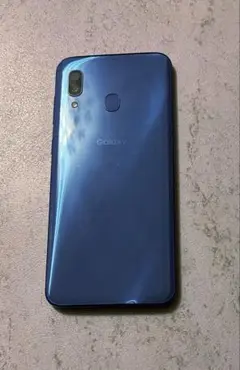 SCV43 Galaxy A30 ブルー 本体 動作確認済み バッテリー良好