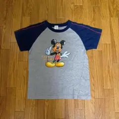 ミッキーマウス ラグランTシャツ 130cm