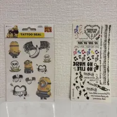 ミニオン・ハロウィンタトゥーシール&ネイルシール