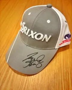 原英莉花プロ　サイン入り　キャップ　SRIXON