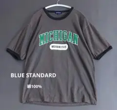 【ブルースタンダード/BLUESTANDARD】オーバーサイズTシャツ グレー♪