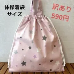 1164【おまとめ割不可】星柄体操着袋