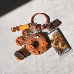 じゃらじゃらキーホルダー ガチャ詰めポーチ キーホルダー ドーナツキーホルダー