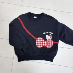ハローキティ トレーナー110cm(ブラック)