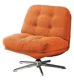 ☆新品♥︎未開封☆ IKEA ディヴリンゲ 回転パーソナルチェア 椅子 オレンジ