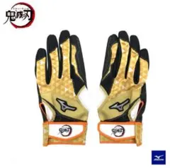 送料無料 新品 MIZUNO バッティンググローブ 鬼滅の刃 善逸 両手用 JM