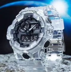 透明なGショック クリアスケルトン200m防水メンズ腕時計カシオ新品未使用