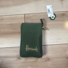 【未使用】Harrods グリーン エコバッグ