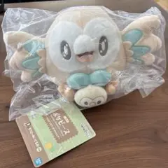 モクロー ぬいぐるみ D賞 一番くじ ポケピース PEACE おさいほう