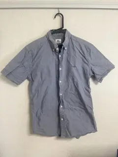 LACOSTE ラコステ　半袖　BDシャツ ブルーグレー　ボタンダウン メンズ