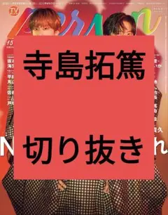 寺島拓篤 TVガイド Person 切り抜き 抜けなし vol.156 最新号