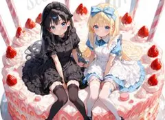 b504 美少女 かわいい イラスト 下着 コスプレ セクシー A4ポスター