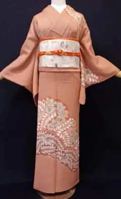 《美品》辻が花 絞り 作家物 付け下げ 袋帯セット