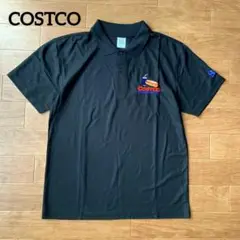 美品 COSTOCO コストコ ポロシャツ 刺繍ロゴ BK Mサイズ