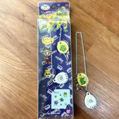 【たまごっち】2つセット ポケベルチェーン まめっち当時物