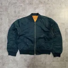 90s Vtg solid short ma-1 flight jacket