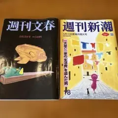 週刊文春・週刊新潮 2冊セット　永野芽郁　田中圭　5月15日号