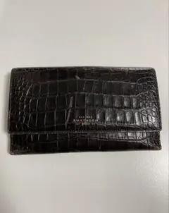 SMYTHSON クロコダイル レザー 長財布