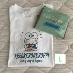 けろけろけろっぴ 半袖Tシャツ Lサイズ と エコバッグセット