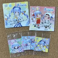 ホロライブ 不二家コラボ 兎田ぺこら マグネットシート＆シール5点セット