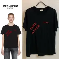SAINT LAURENT フランス製 TIME AFTER TIME Tシャツ