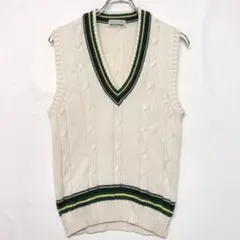 オールド クリーン 古着 MITSUMINE チルデン カレッジセーターベスト