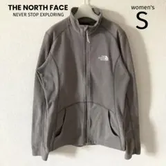 【美品】ノースフェイス フリースジャケット レディース S グレー