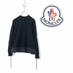 21AW MONCLER モンクレール スモールロゴ ドローコード付き ニット