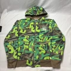 stussy ジップパーカー 迷彩 パーカー