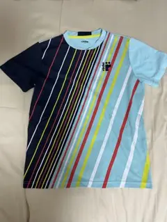 roche ストライプ テニス Tシャツ M