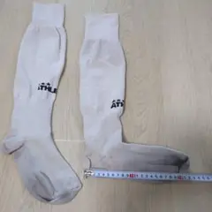 ATHLETA サッカーソックス ホワイト 約60cm