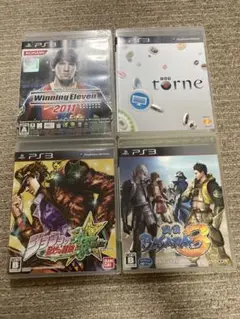 【PS3】ソフト　セット　まとめ　ウイイレ　ジョジョ　BASARA torne