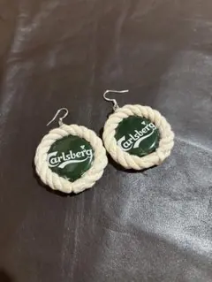 Carlsberg ロゴ入りピアス