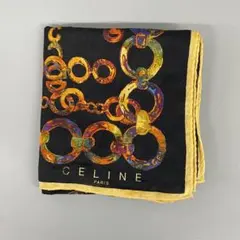 極美品 CELINE セリーヌ 大判ハンカチ