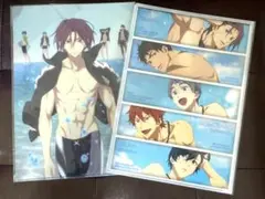 【匿名配送】 Free! 松岡凛 クリアファイル ２枚セット