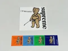 2021SS supreme ステッカー ″ノットソーリー″ 2枚セット