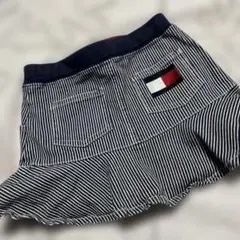 美品♡Tommy Hilfiger ♡ストライプ デニムフレアスカート♡４