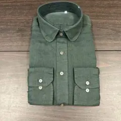 メンズ　リネン100% シャツ　Lサイズ(L82) オーバーサイズ