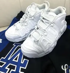 NIKE エアモアアップテンポ　トリプルホワイト　26cm