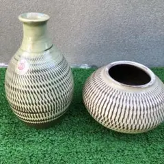 小鹿田焼 徳利 小壺