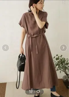 アーバンリサーチドアーズ　Vネックロングワンピース