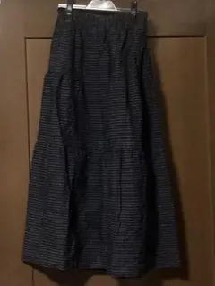 久留米絣ロングスカート新品