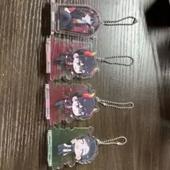 悪魔キャラクター アクリルキーホルダー 4個セット